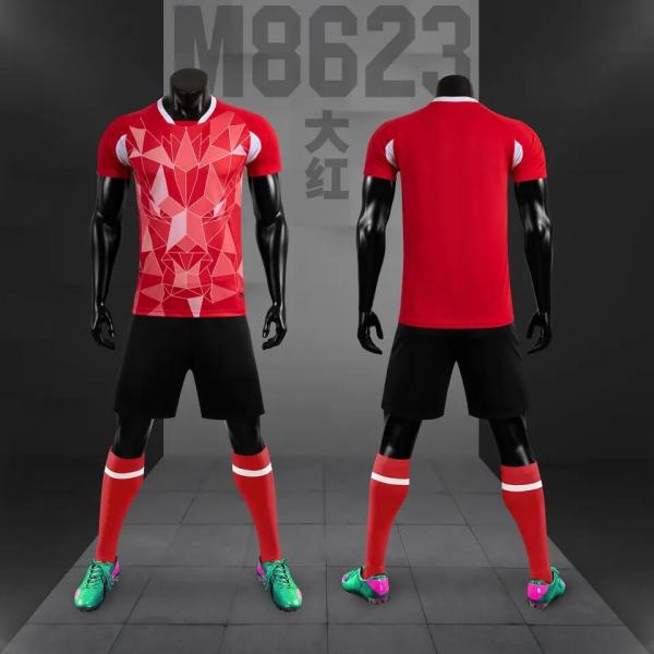 Soccer Uniforms Sets Sports Wear Blank Soccer Jersey National Club Team Training Jersey Football Kits Soccer Kit