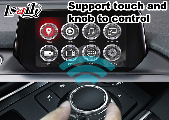 Интерфейс автомобиля андроида на Mazda 6, коробка навигации GPS мультимедиа видео- для модели системы 2014-2020 MZD