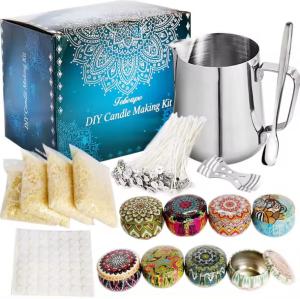 Kit de fabricação de velas perfumadas para uso interno com diferentes misturas
