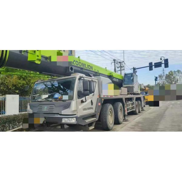 Five Arms Green Used Boom Truck Crane Professional With High Efficiency