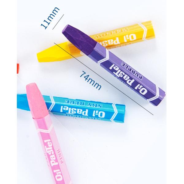 Non-toxic 8 , 12, 24, 48 Colors Oil Paint Sticks Washable Water soluable for Kids Stationery Painting Supplies OEM ODM