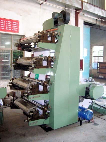 4 Color Flexo Printing Machine With Gear Transmission, stable