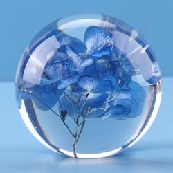 Real dandelion in Clear resin ball flower resin ball ornament