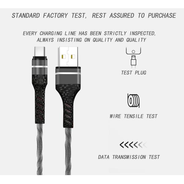 3 в 1 данном по USB 5V 3A быстром поручая привяжите OEM 1.2m для IPhone
