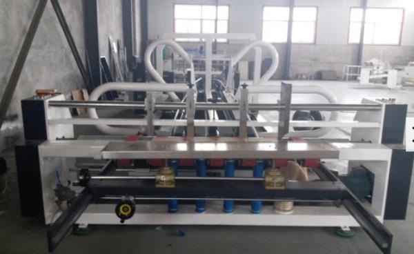 dobradura da caixa de 1200*700mm e máquina da colagem para as caixas 7.5KW