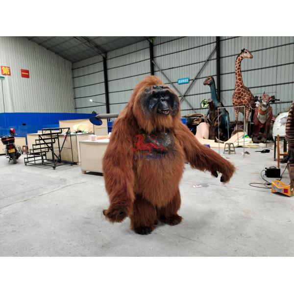 Adult Gorilla Costume Realistic Orangutan Suit For Theme Park