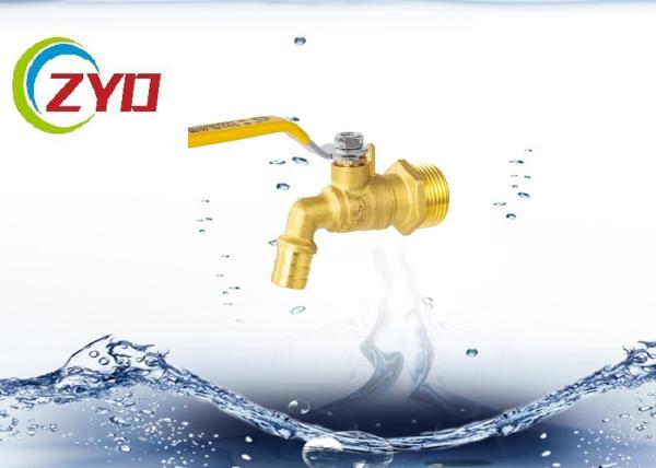 Single Handle Washing Machine Water Tap , Classic Design Brass Water Spigot