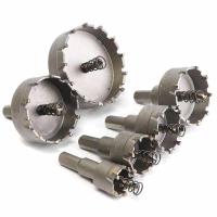Jeu de 6 scies cloches à pointe carbure de tungstène 22-65mm pour acier inoxydable