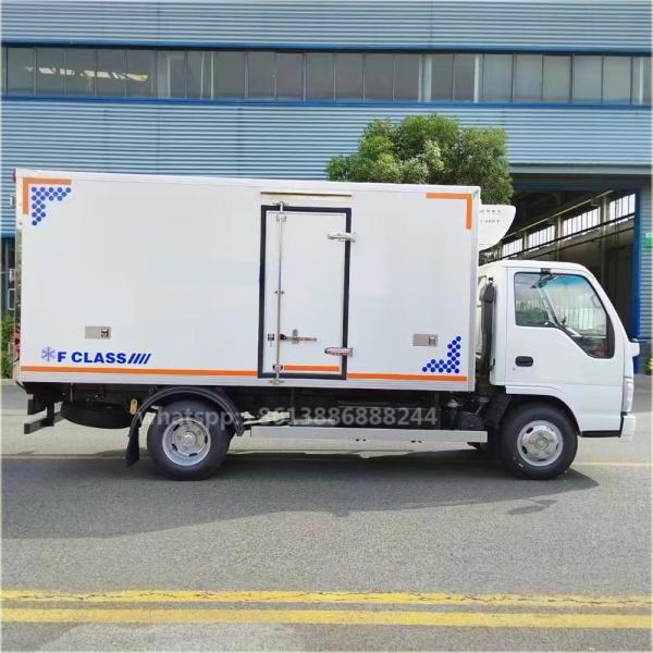 Factory Hot Sale of  I  Suzu   White  Small  Export   Chilled Truck     Refrigerator Truck     Reefer Truck