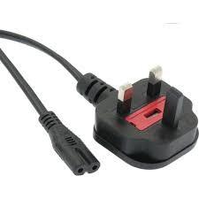 Cabo de potência europeia padrão preto europeu 3*1.5mm C19 quadrado C20