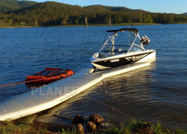 6m Long Drop Stitch Floating Y Shape Inflatable Y Jet Ski Dock Pontoons Platform For Boat And Yacht Parking