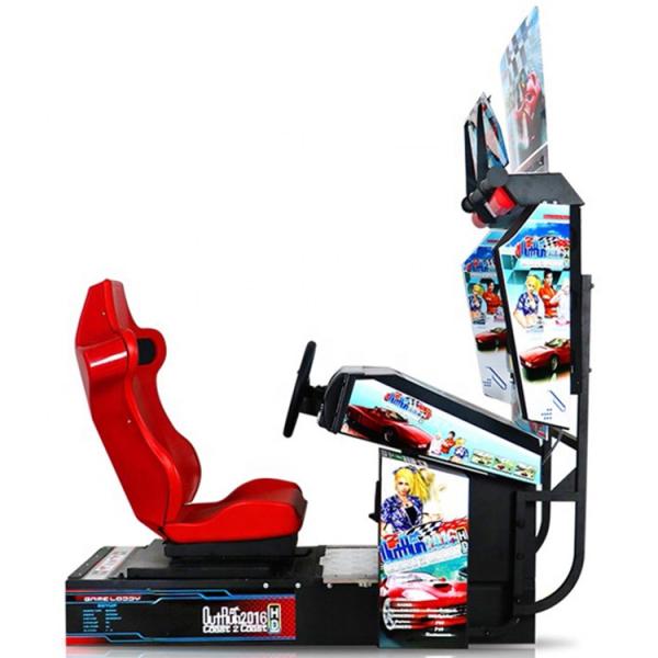 3D Car Racing Game Machine Electronic Enjoyable Professional With 32 Inch Display