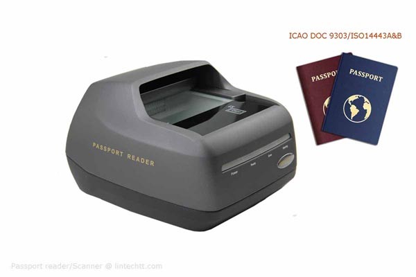 Сканер документов паспорта Sinosecu USB2.0 MRZ биометрический считыватель для университета