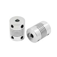 Accouplement d'arbres flexibles du moteur pas à pas D19l25 de commande numérique par ordinateur d'alliage d'aluminium