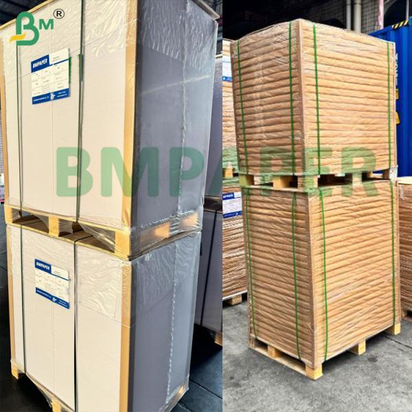 Brown Kraft Back Board 270gsm 350gsm Top White Coated Carrier Board