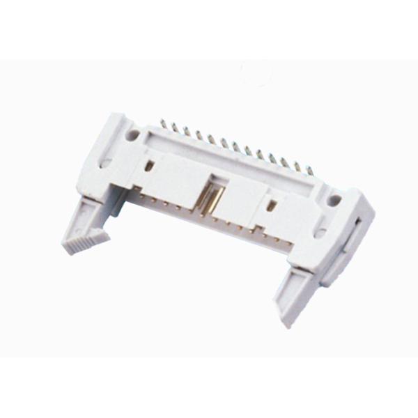 IDC Ejector 6-64P 2.54 SMT Male Header Connector Long Latch Shrouded Header Connector