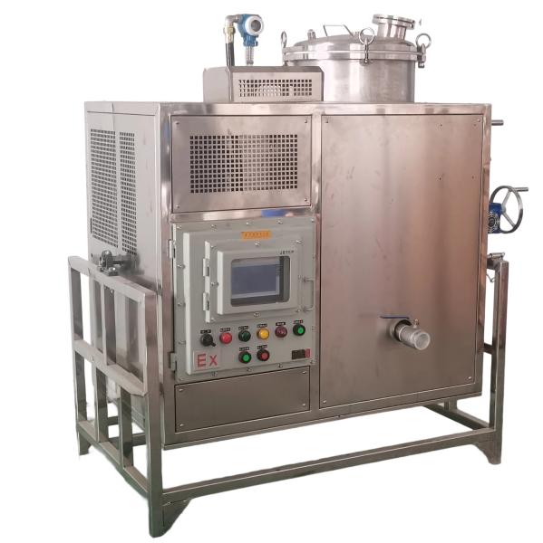 150L PLC Touch Screen Intelligent Stainless Steel Explosion Proof Solvent Recovery Machine
