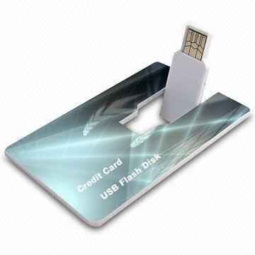 Memoria USB delgada práctica barata AT-045B de la tarjeta de crédito