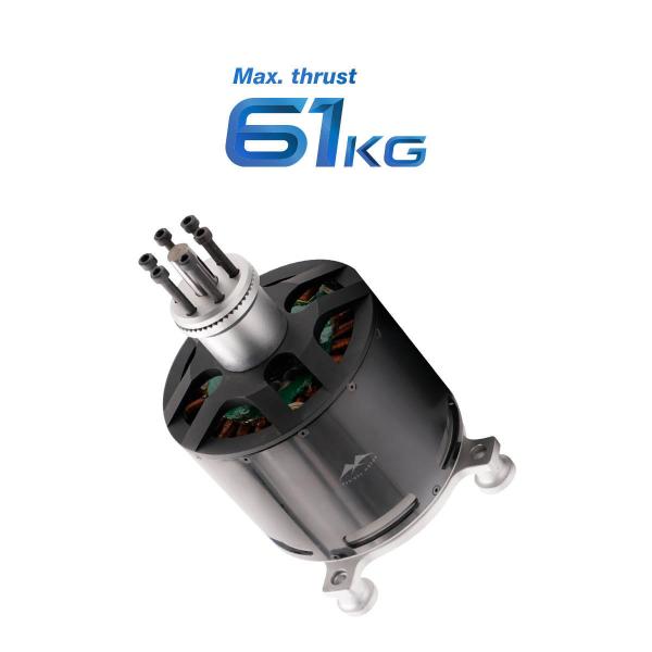 Moteur BLDC à poussée de 120 mm 61 kg pour drones de levage lourds 24S 200A ESC