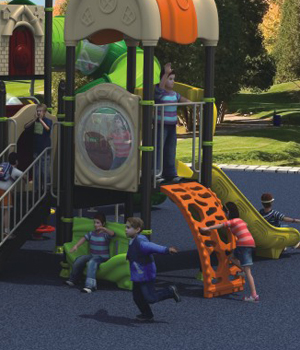 Kids Outdoor Play Equipment Children Slide Equipment International Certifications