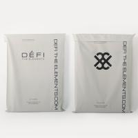 Las bolsas de correo biodegradables, resistentes al agua.