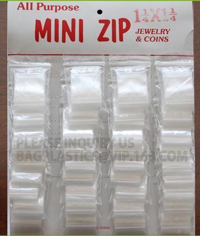 LDPE apple mini zip lock poly bag/printed plastic packaging bag, Apple Mini k Baggies Mix Colors 1.5x1.5