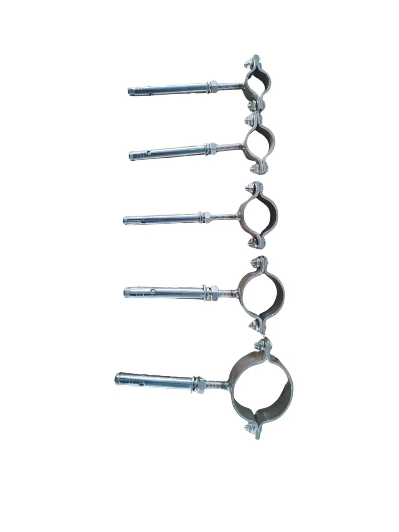 304 Stainless Steel Pipe Support Bracket Polished Surface GB Standard Industrial Pipeline Fixing