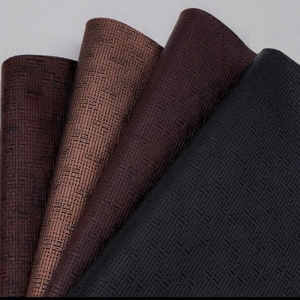 Трикотажный ПВХ фальшивая кожа винтажная тканевая упаковка телефонная чехла кожа