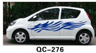 Custom Car Stickers QC-276M / Nontoxic Novelty Car Decoration