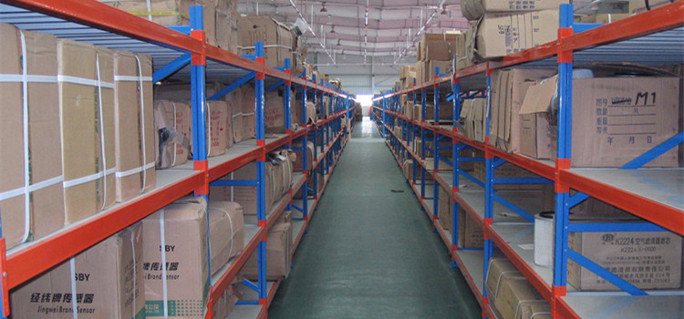 Warehouse Storage Medium Duty Boltless Steel Shelving with Customized Weight Capacity