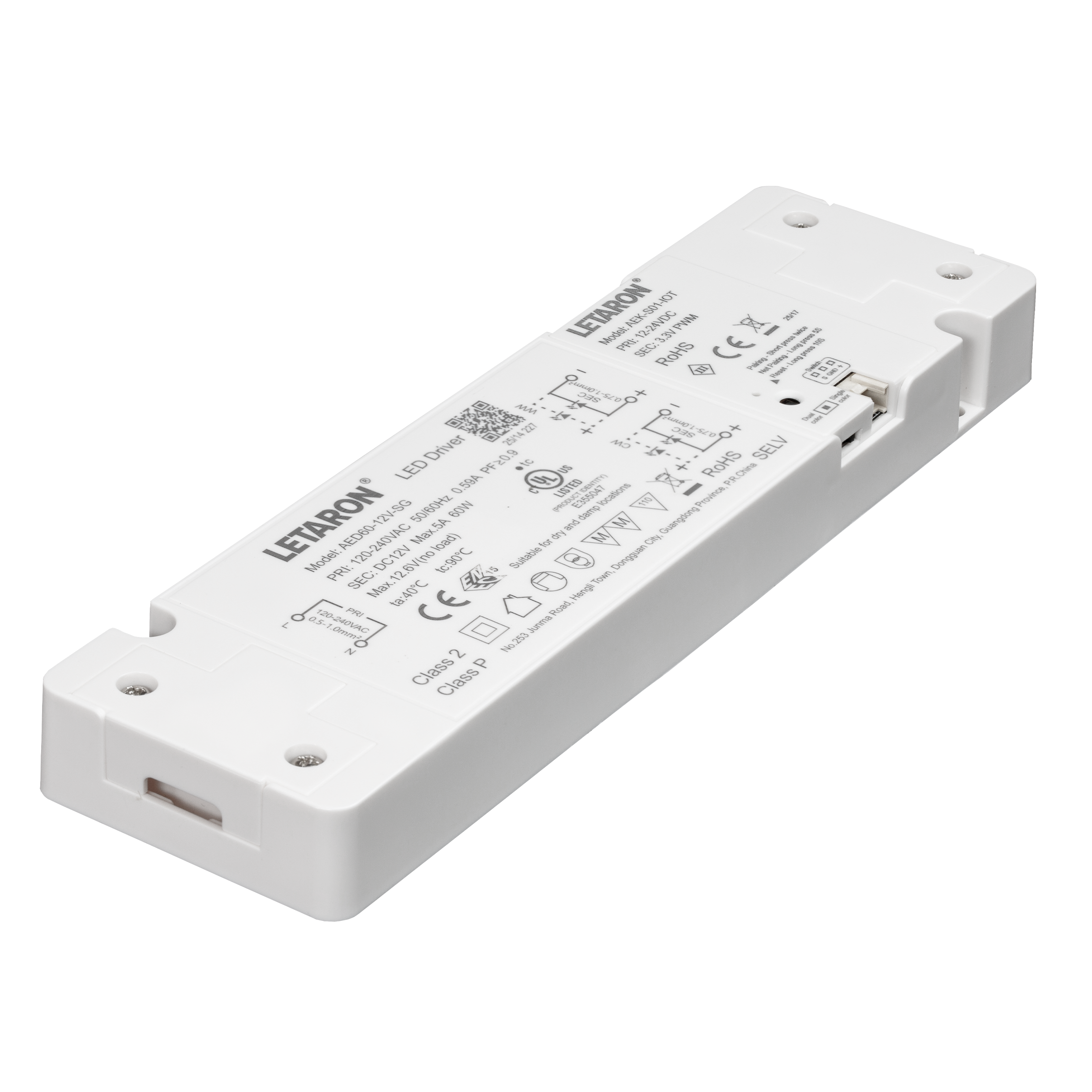 80W/90W/150W/200W 120V-240VAC Under Cabinet LED Driver for Smart Home Lightings