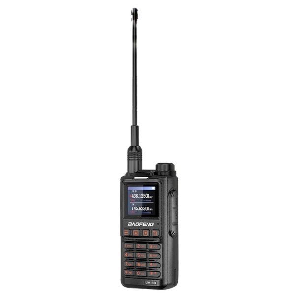 Baofeng UV-18H NOAA GPS Handheld Radio with 10 Days Battery Life Walkie Talkie for Outdoor Use