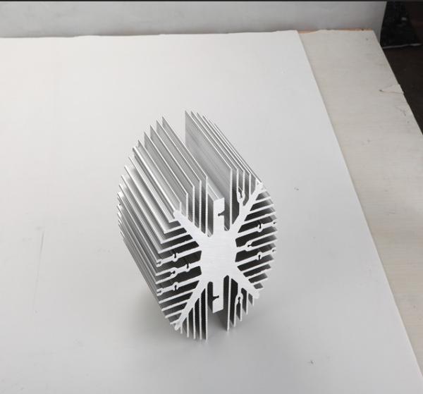 Automotive Aluminum Heatsink Extrusion Profiles Thickness 0.8mm Airplane