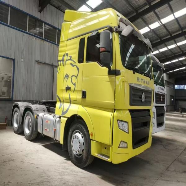 430hp Used Tractor Trailer Sinotruk Howo C7 10 Wheels