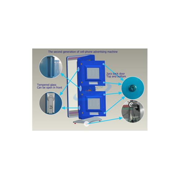 Pantallas al aire libre de la publicidad de Digitaces, señalización sola de Digitaces del soporte comercial