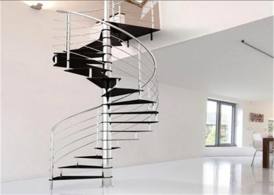 Vertical Round Post Custom Spiral Staircase Single Stringer , AS/NZS 2208 Approved