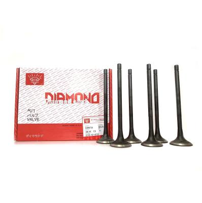 6150-42-4110 6150-42-4210 Engine Exhaust Valve Intake Valve KOMATSU Engine Parts For 6D125