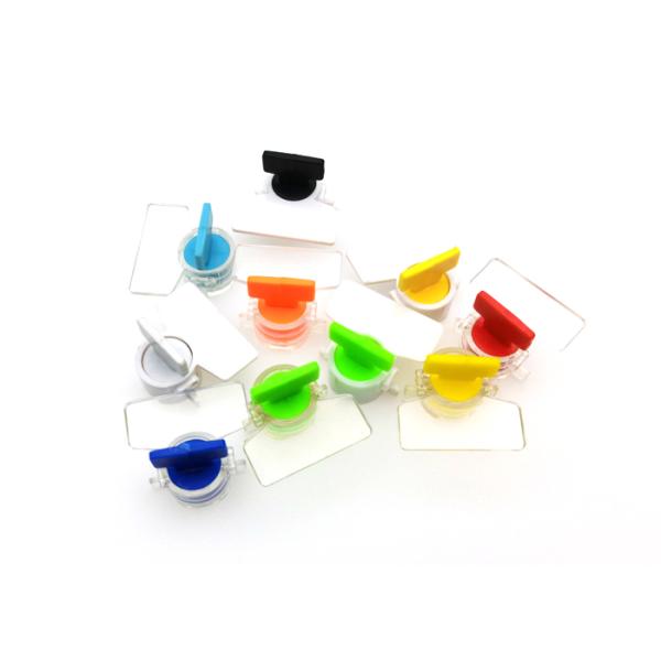 Laser Printable Gas Meter Security Seals With 27*9.5mm Markable Area