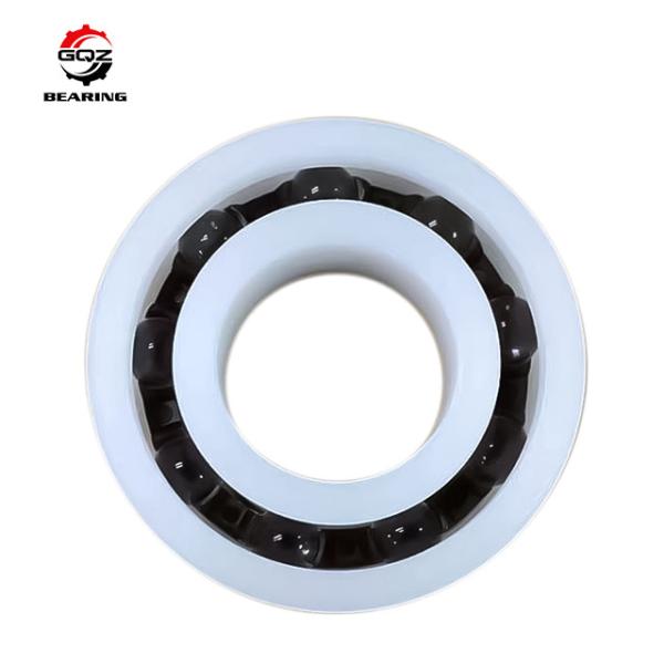 F6005 POM Пластиковый фланц с глубокой канавкой Керамические шариковые подшипники 25*47*12 мм