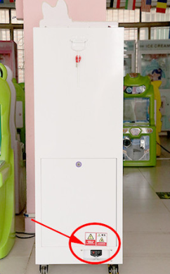 Большой воин Монеты-управляемые краны машины Синяя игра Звездная любовь клип-машина