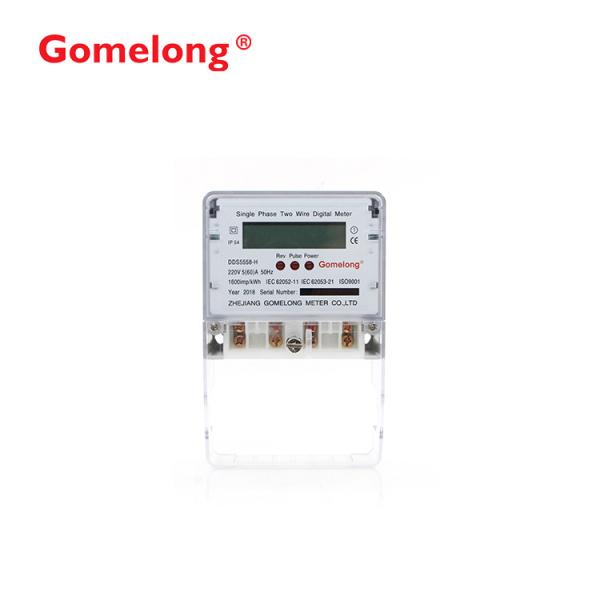 2022 New Design Smart Single Phase Digital Watt Energy Meter