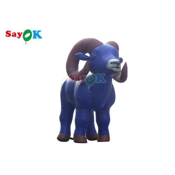 Inflatable Animals 7.5m Inflatable Goat Animals Model Balloons Custom Inflation Riding Goat Advertising