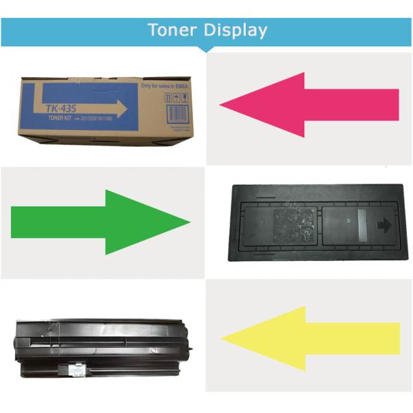 Cartucho de tonalizador preto original do tonalizador TK435 de Kyocera Taskalfa 220 para a copiadora