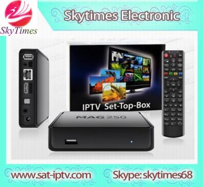 Full HD 1080p Linux arabic IPTV set top box mag250 with 1 year account 680+ arabic french