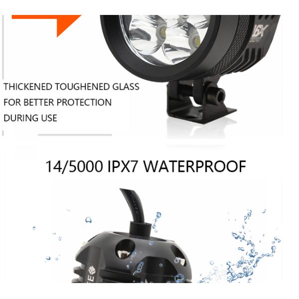motorcycle headlight led L4X L6X 40W lamp electric vehicle 4-bead headlamp lighting car spotlights