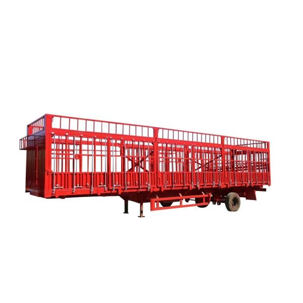 Wholesaler for Livestock Cargo Fence Side Wall Semi Trailer 60t Enced Fence Semi-Trailer
