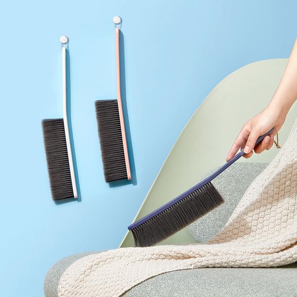 Household Cleaning Desk Sofa Bed Brush Mini Dusting Soft Hair Long Hand Handle Sweeping Tool For Dusting Remover