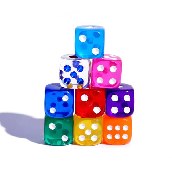 Personalized Acrylic Resin Dnd Dice Customized Blue Red Black White Green Purple