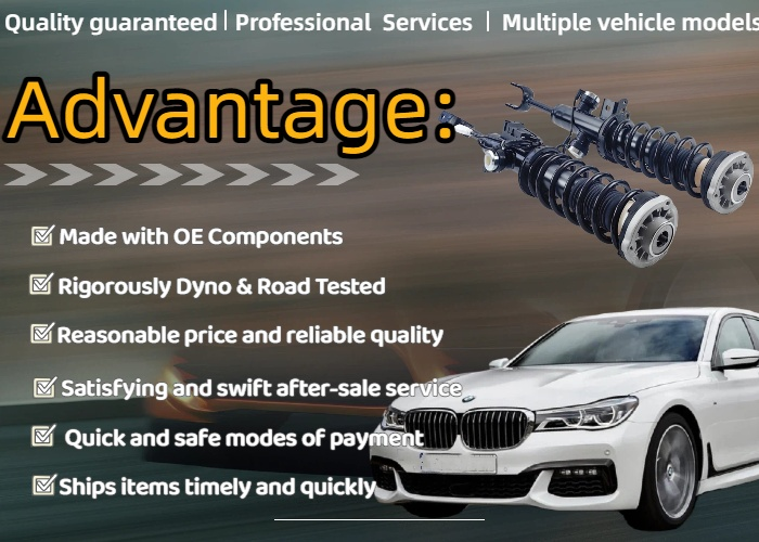 BMW Série 7 F02 F01 Couple de soutènement avant avec EDC 37116795925 37116796926