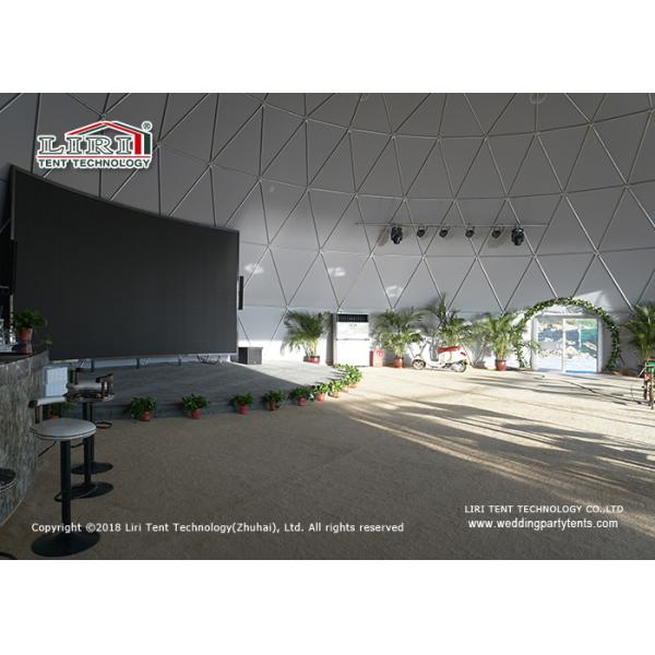 выставочный зал выпуска нового товара шатра 177m2 события геодезического купола диаметра 15m